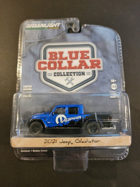 Greenlight - 2021 Jeep Gladiator - 2022 Blue Collar Collection Series - Top CollectiblesDiecastGreenlight