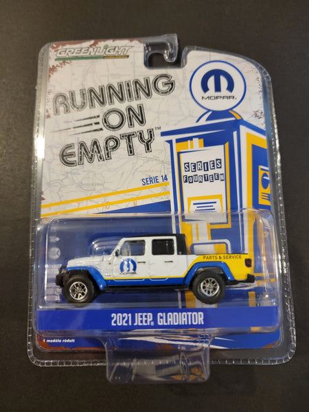 Greenlight - 2021 Jeep Gladiator - 2022 Running on Empty Series - Top CollectiblesDiecastGreenlight