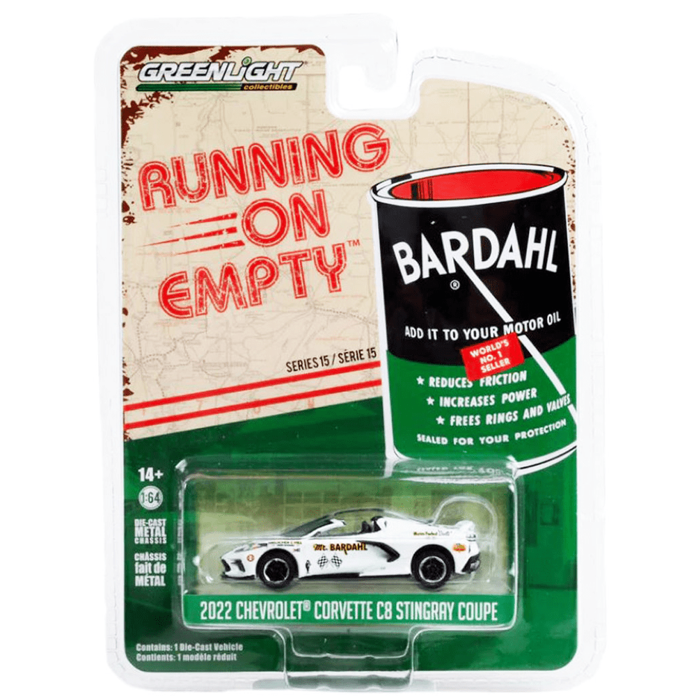 Greenlight - 2022 Chevrolet Corvette C8 Stingray Convertible - 2023 Running on Empty Series - Top CollectiblesDiecastGreenlight