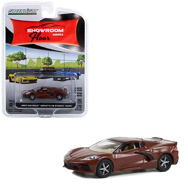 Greenlight - 2022 Chevrolet Corvette C8 Stingray Coupe - 2023 Showroom Floor Series 2 - Top CollectiblesDiecastGreenlight