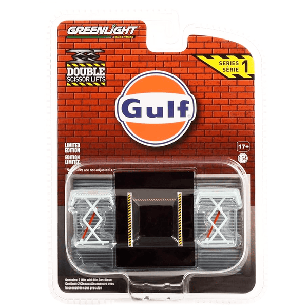 Greenlight - Gulf Double Scissor Lifts - 2022 - Top CollectiblesDiecastGreenlight