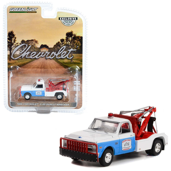 Greenlight - Hazzard County 1969 Chevrolet C - 30 Dually Wrecker - 2022 *Hobby Exclusive* - Top CollectiblesDiecastGreenlight