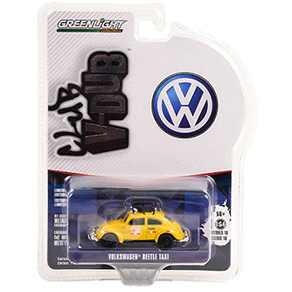 Greenlight - Volkswagen Beetle Taxi - 2023 Club V - Dub Series - Top CollectiblesDiecastGreenlight