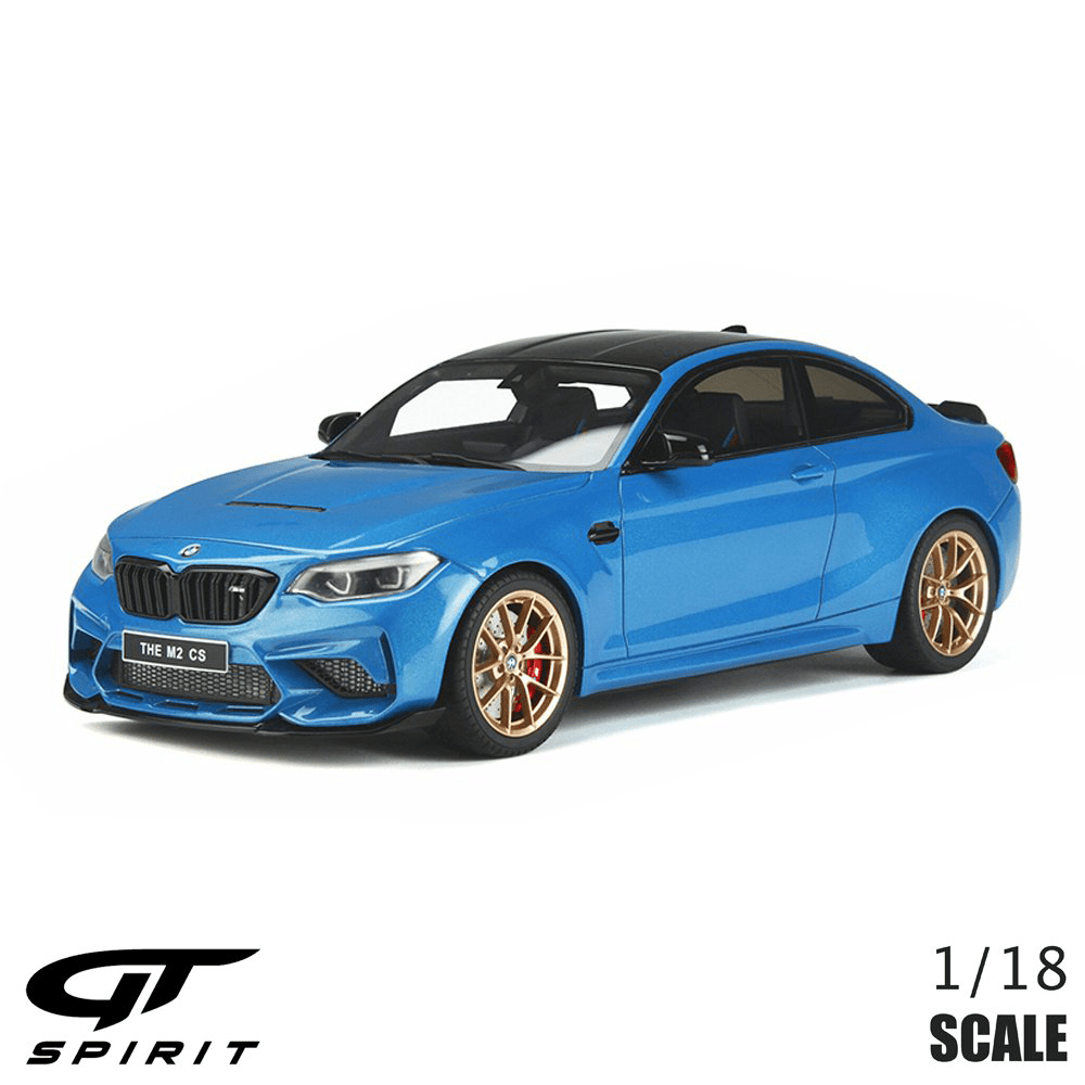 GT Spirit - 2019 BMW M2 (F22) CS Hardtop - Misano Blue Metallic *1/18 Scale* - Top CollectiblesDiecastGT Spirit