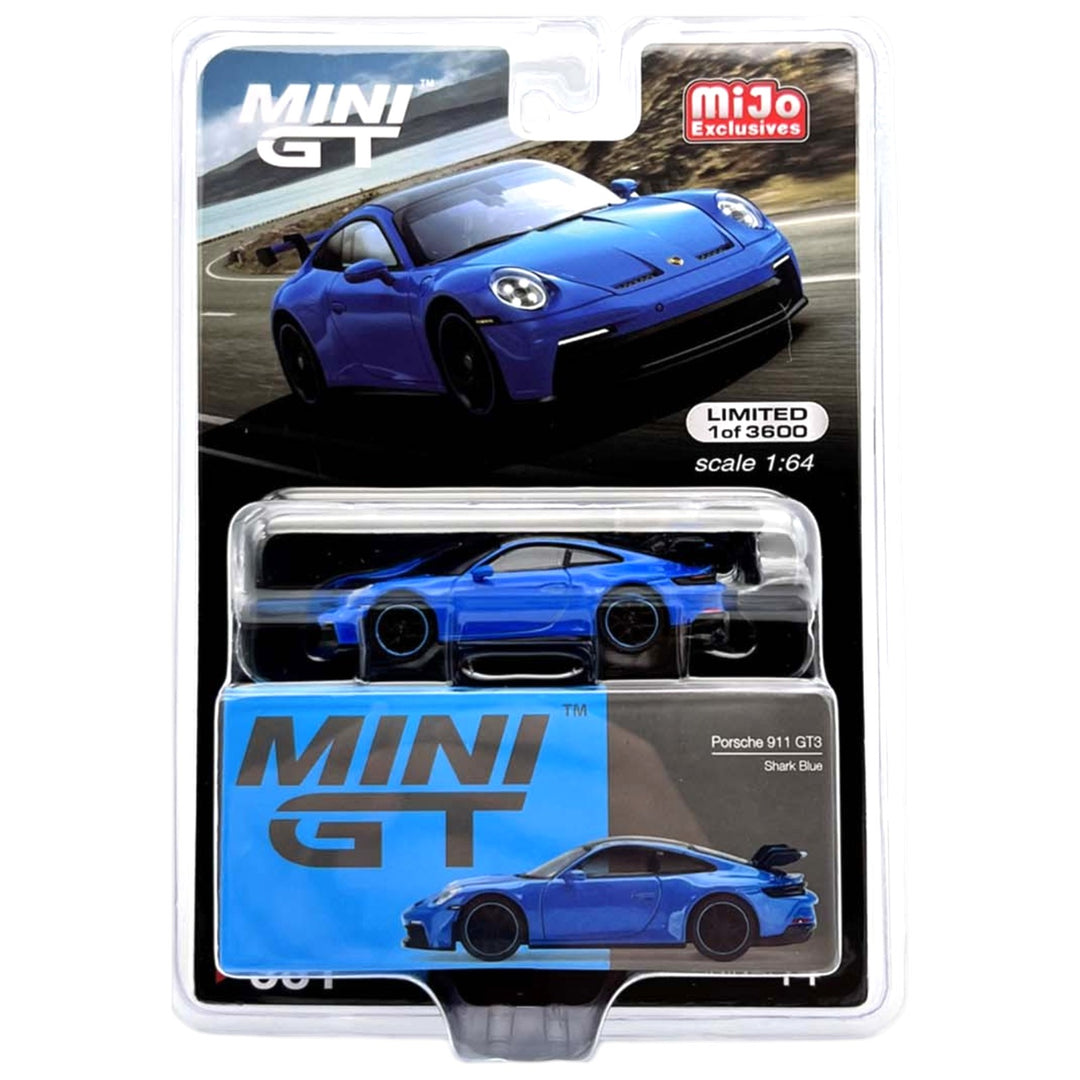 Mini GT - Porsche 911 (992) GT3 - Shark Blue
