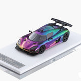 HKM - Koenigsegg One:1 - Chrome Magic Purple - Top CollectiblesDiecastHKM