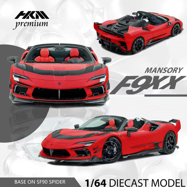 HKM Premium - Ferrari SF90 "Mansory" F9XX Convertible *Pre - Order* - Top CollectiblesDiecastHKM