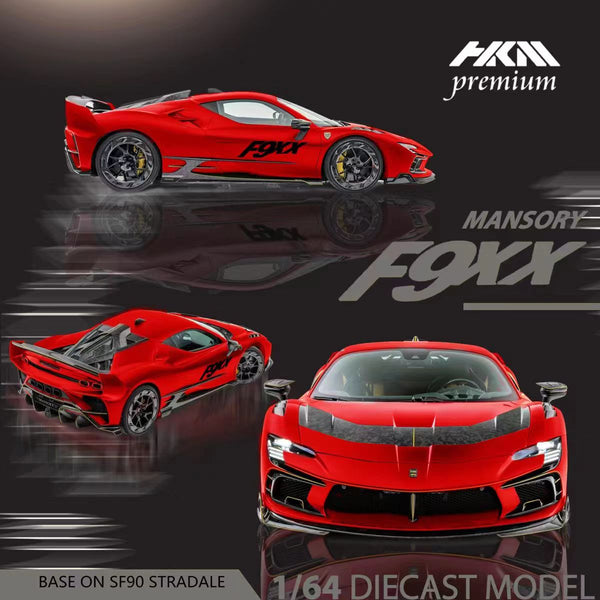 HKM Premium - Ferrari SF90 "Mansory" F9XX Coupe *Pre - Order* - Top CollectiblesDiecastHKM