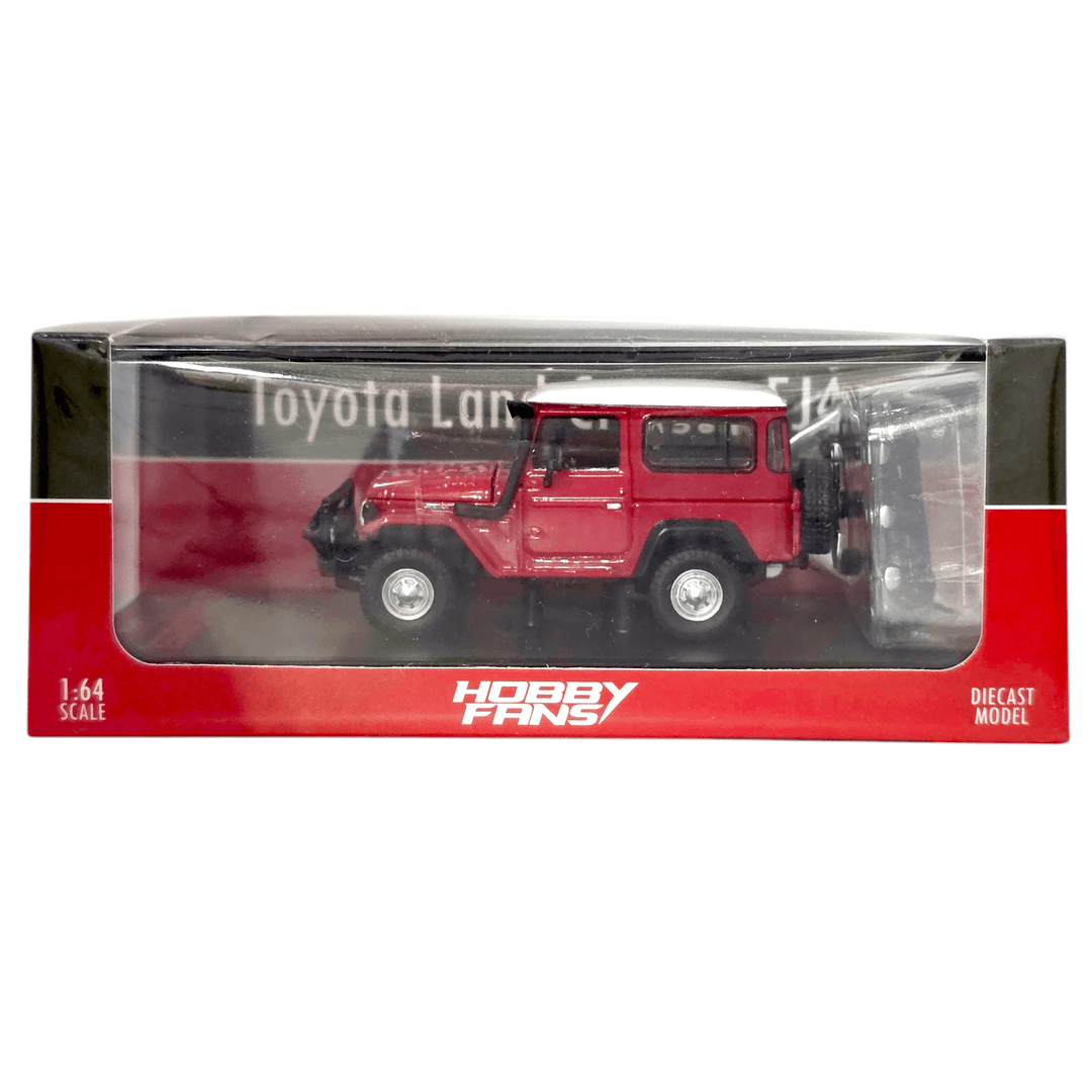 Hobby Fans - Toyota Land Cruiser FJ40 - Red - Top CollectiblesDiecastHobby Fans