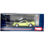 Hobby Japan - Honda NSX Coupe w/ Engine Display - Lime Green Metallic - Top CollectiblesDiecastHobby Japan