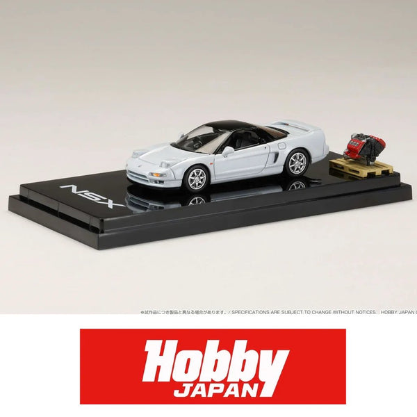 Hobby Japan - Honda NSX Coupe w/ Engine Display - Pearl White - Top CollectiblesDiecastHobby Japan