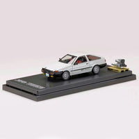 Hobby Japan - Toyota Sprinter Trueno GTV (AE86) w/ Engine Display - White - Top CollectiblesDiecastHobby Japan