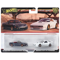 Hot Wheels - '04 Mazda Mazdaspeed Miata & Mazda RX7 FC Pandem - 2023 Car Culture 2 - Pack - Top CollectiblesDiecastHot Wheels