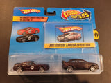 Hot Wheels - '05 Mustang GT & Mitsubishi Lancer Evolution - 2009 Color Shifters 2 - Pack - Top CollectiblesDiecastHot Wheels