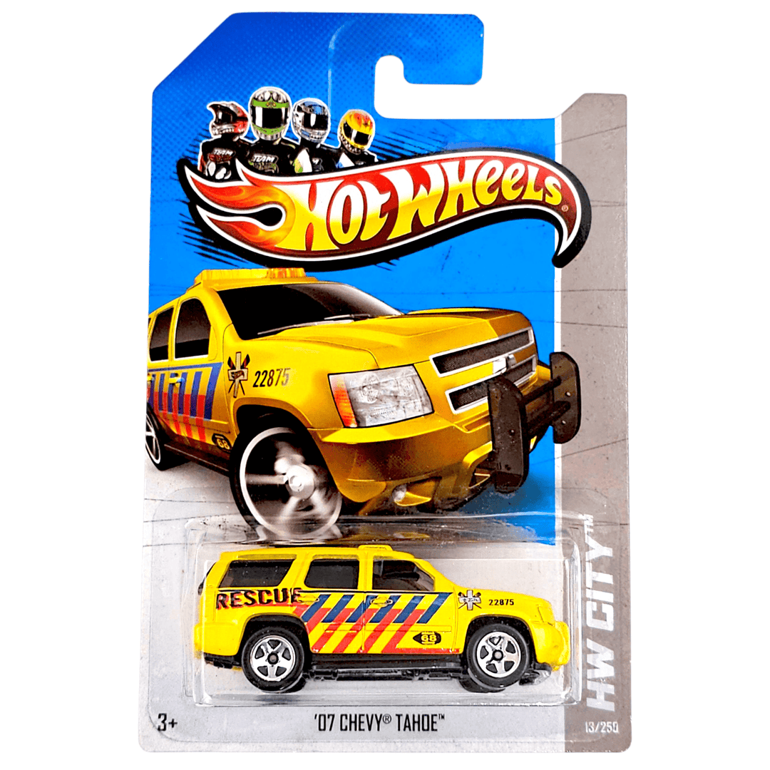Hot Wheels - '07 Chevy Tahoe - 2013 *Card Variation* - Top CollectiblesDiecastHot Wheels