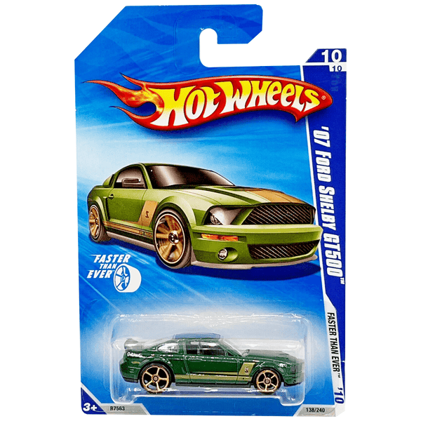 Hot Wheels - '07 Ford Shelby GT500 - 2010 *FTE Wheels**Card Variation* - Top CollectiblesDiecastHot Wheels