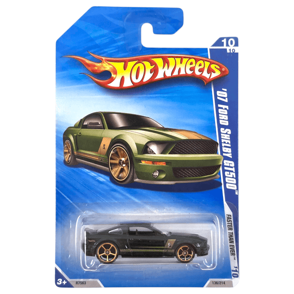Hot Wheels - '07 Ford Shelby GT500 - 2010 *FTE Wheels**Card Variation* - Top CollectiblesDiecastHot Wheels