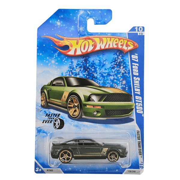 Hot Wheels - '07 Ford Shelby GT500 - 2010 *FTE Wheels**Card Variation* - Top CollectiblesDiecastHot Wheels