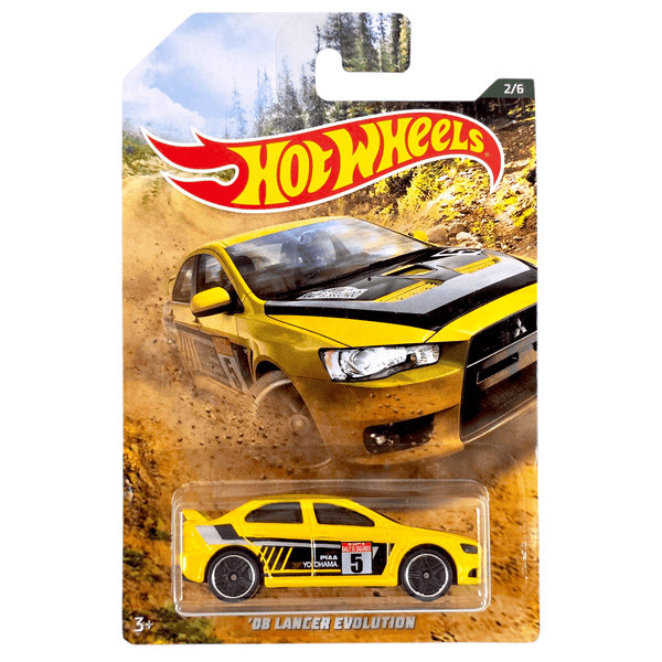 Hot Wheels - '08 Lancer Evolution - 2019 Backroad Rally Series - Top CollectiblesDiecastHot Wheels