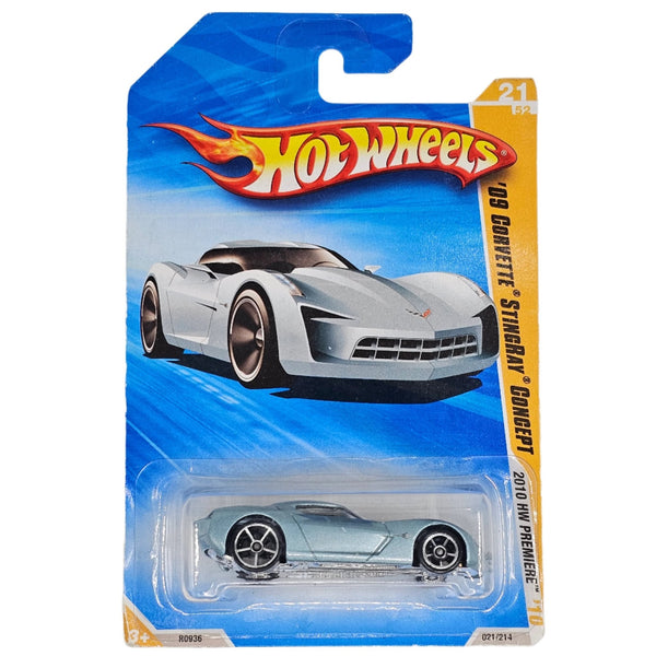 Hot Wheels - '09 Corvette Stingray Concept - 2010 - Top CollectiblesDiecastHot Wheels