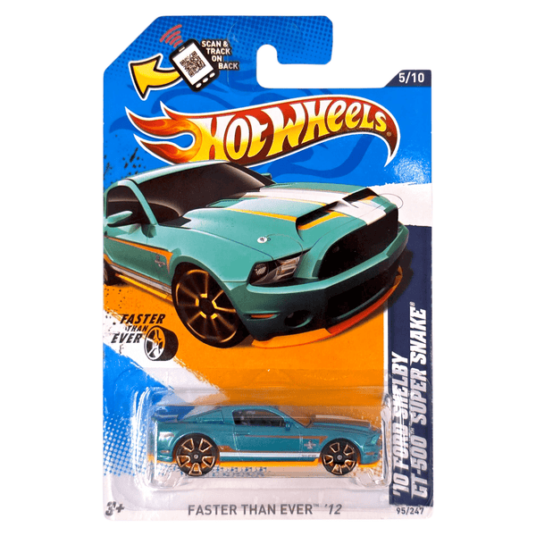 Hot Wheels - '10 Ford Shelby GT - 500 Super Snake - 2012 - Top CollectiblesDiecastHot Wheels
