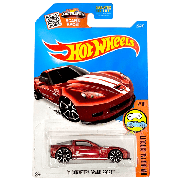 Hot Wheels - '11 Corvette Grand Sport - 2016 *Treasure Hunt* - Top CollectiblesDiecastHot Wheels