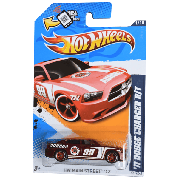 Hot Wheels - '11 Dodge Charger R/T - 2012 *Super Treasure Hunt* - Top CollectiblesDiecastHot Wheels