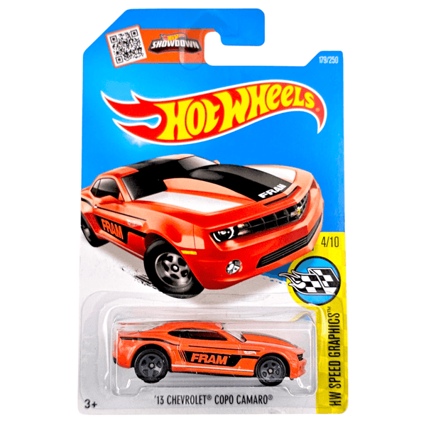 Hot Wheels - '13 Chevrolet Copo Camaro - 2016 - Top CollectiblesDiecastHot Wheels