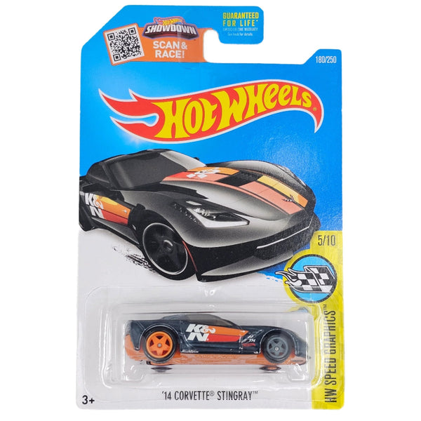 Hot Wheels - '14 Corvette Stingray - 2016 *Super Treasure Hunt* - Top CollectiblesDiecastHot Wheels