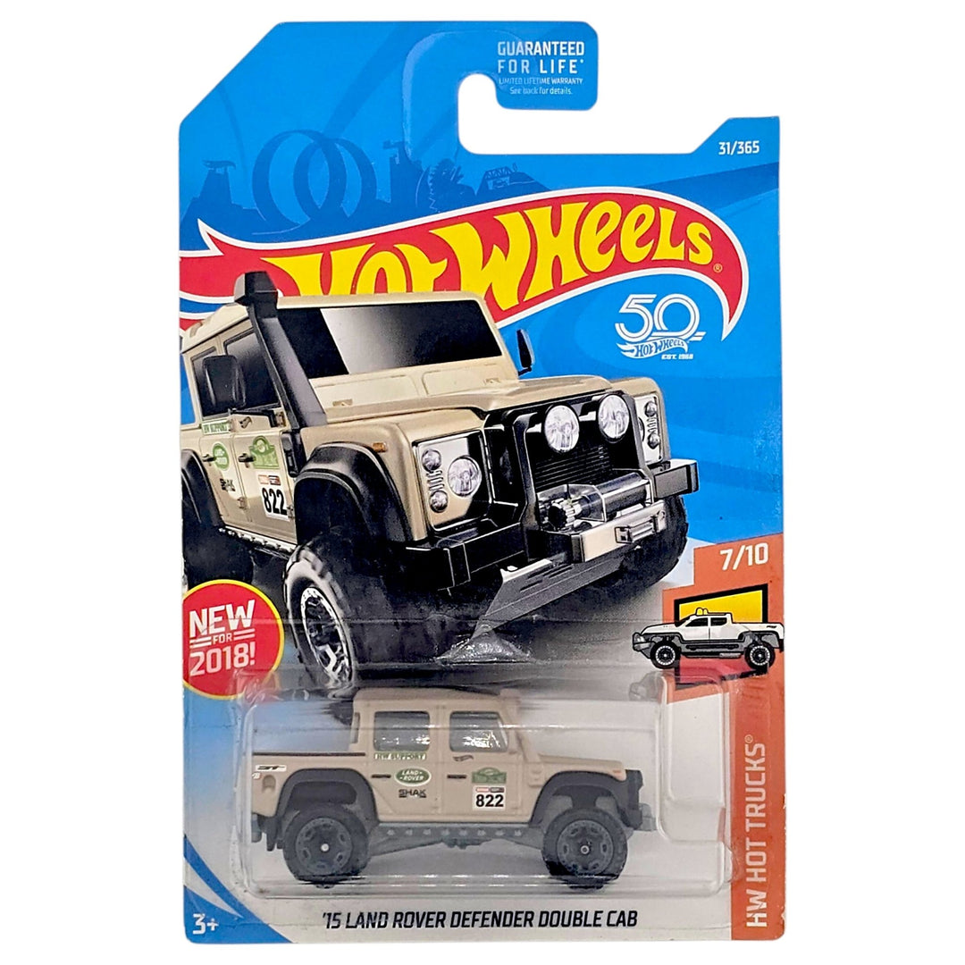 Hot Wheels - '15 Land Rover Defender Double Cab - 2018 - Top CollectiblesDiecastHot Wheels
