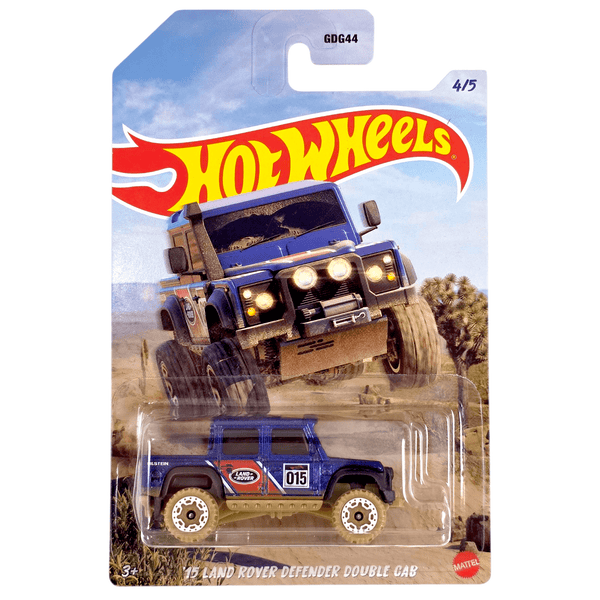 Hot Wheels - '15 Land Rover Defender Double Cab - 2023 Mud Runner Series - Top CollectiblesDiecastHot Wheels