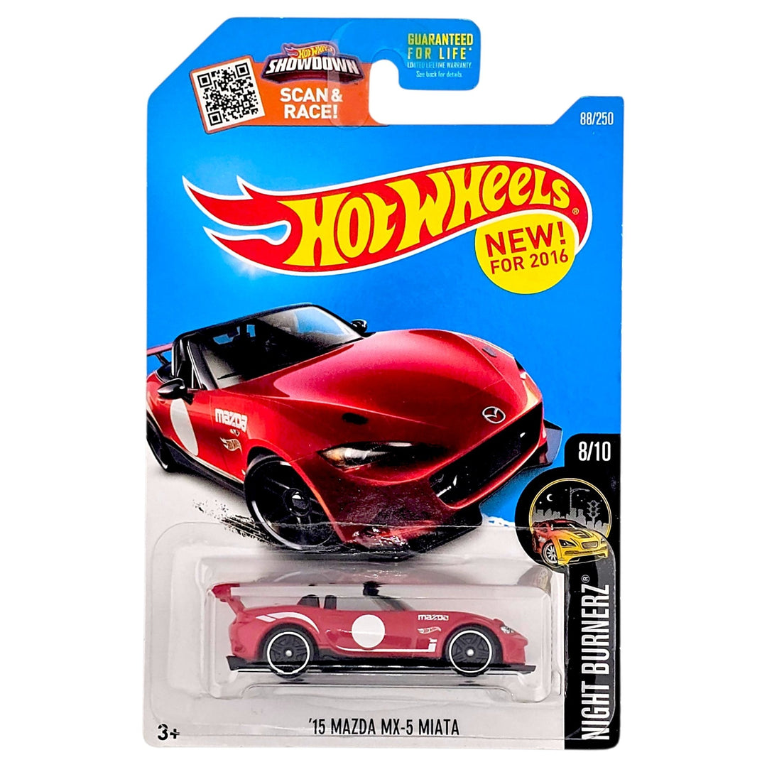 Hot Wheels - '15 Mazda MX - 5 Miata - 2016 - Top CollectiblesDiecastHot Wheels