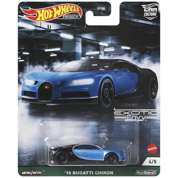 Hot Wheels - '16 Bugatti Chiron - 2021 Exotic Envy Series - Top CollectiblesDiecastHot Wheels