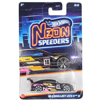 Hot Wheels - '16 Cadillac ATS - V R - 2024 Neon Speeders Series - Top CollectiblesDiecastHot Wheels