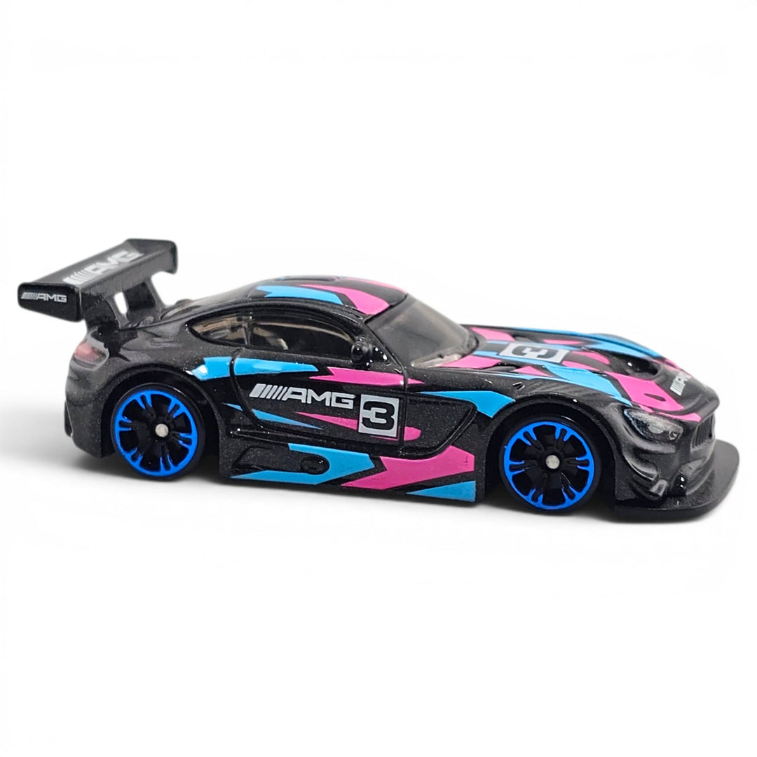 Hot Wheels - '16 Mercedes-AMG GT3 - 2024 Neon Speeders Series - Top CollectiblesDiecastHot Wheels