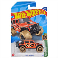 Hot Wheels - '17 Jeep Wrangler - 2022 *Treasure Hunt* - Top CollectiblesDiecastHot Wheels