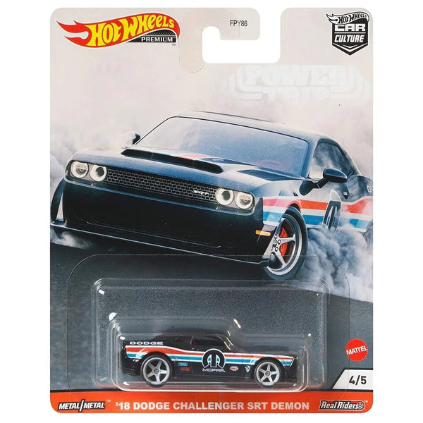 Hot Wheels - '18 Dodge Challenger SRT Demon - 2020 Power Trip Series - Top CollectiblesDiecastHot Wheels