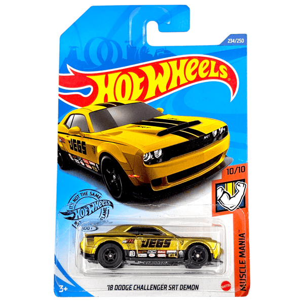 Hot Wheels - '18 Dodge Challenger SRT Demon - 2020 *Super Treasure Hunt* - Top CollectiblesDiecastHot Wheels