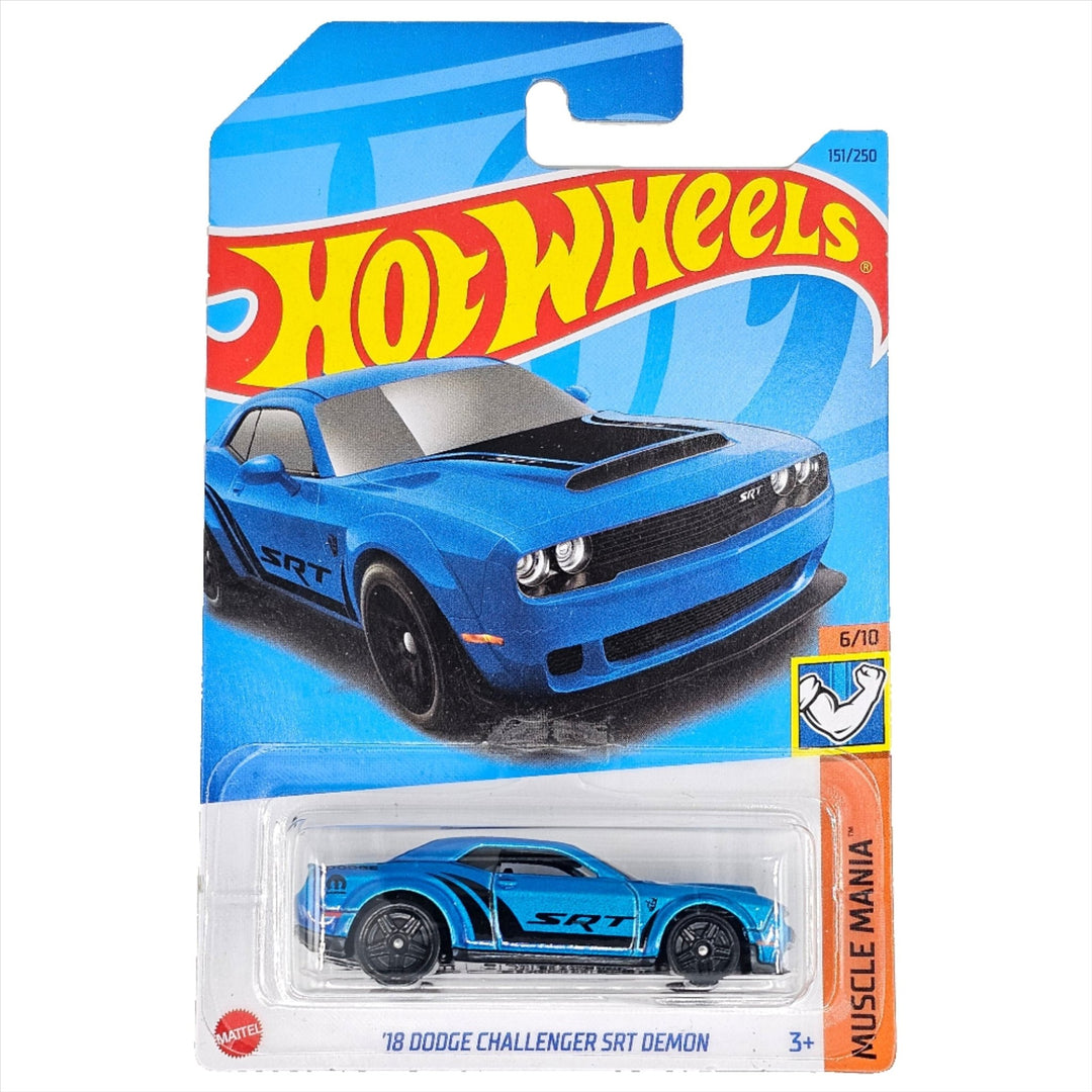 Hot Wheels - '18 Dodge Challenger SRT Demon - 2023 - Top CollectiblesDiecastHot Wheels