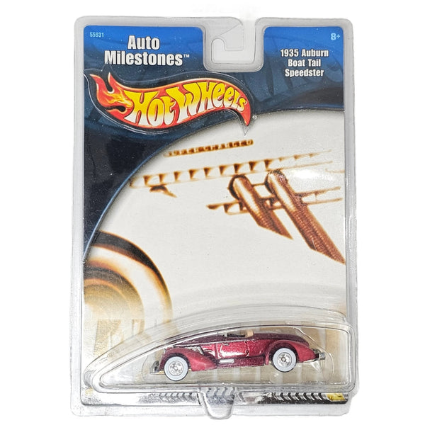 Hot Wheels - 1935 Auburn Boat Tail Speedster - 2002 Auto Milestones Series - Top CollectiblesDiecastHot Wheels