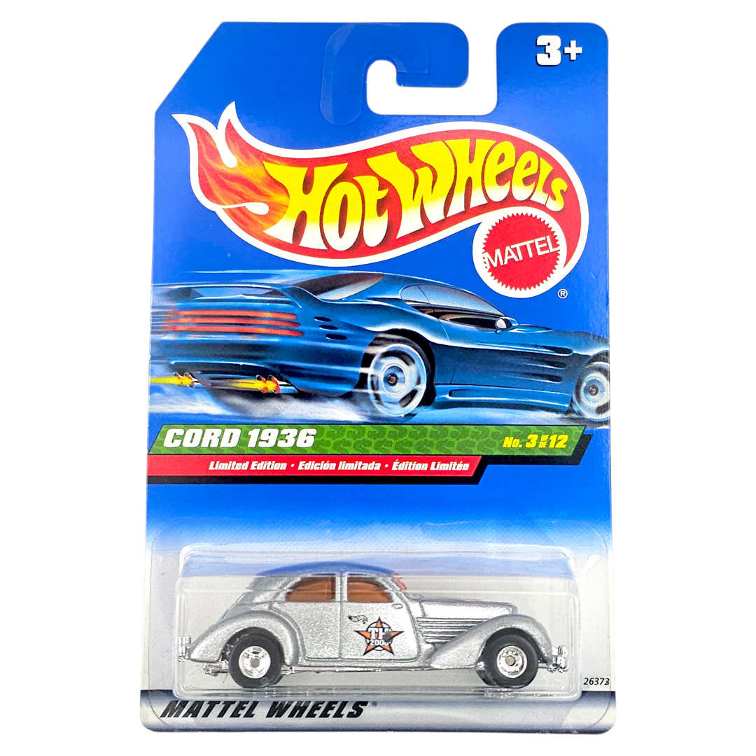 Hot Wheels - 1936 Cord - 2000 *Treasure Hunt - Wheels Variation* - Card Variation - Top CollectiblesDiecastHot Wheels