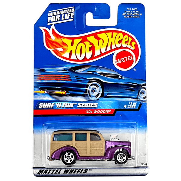 Hot Wheels - 1940 Ford Woodie - 1999 - Top CollectiblesDiecastHot Wheels