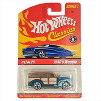 Hot Wheels - 1940 's Woodie - 2005 Classics Series 1 - Top CollectiblesDiecastHot Wheels