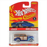 Hot Wheels - 1940's Woodie - 2005 Classics Series 1 - Top CollectiblesDiecastHot Wheels