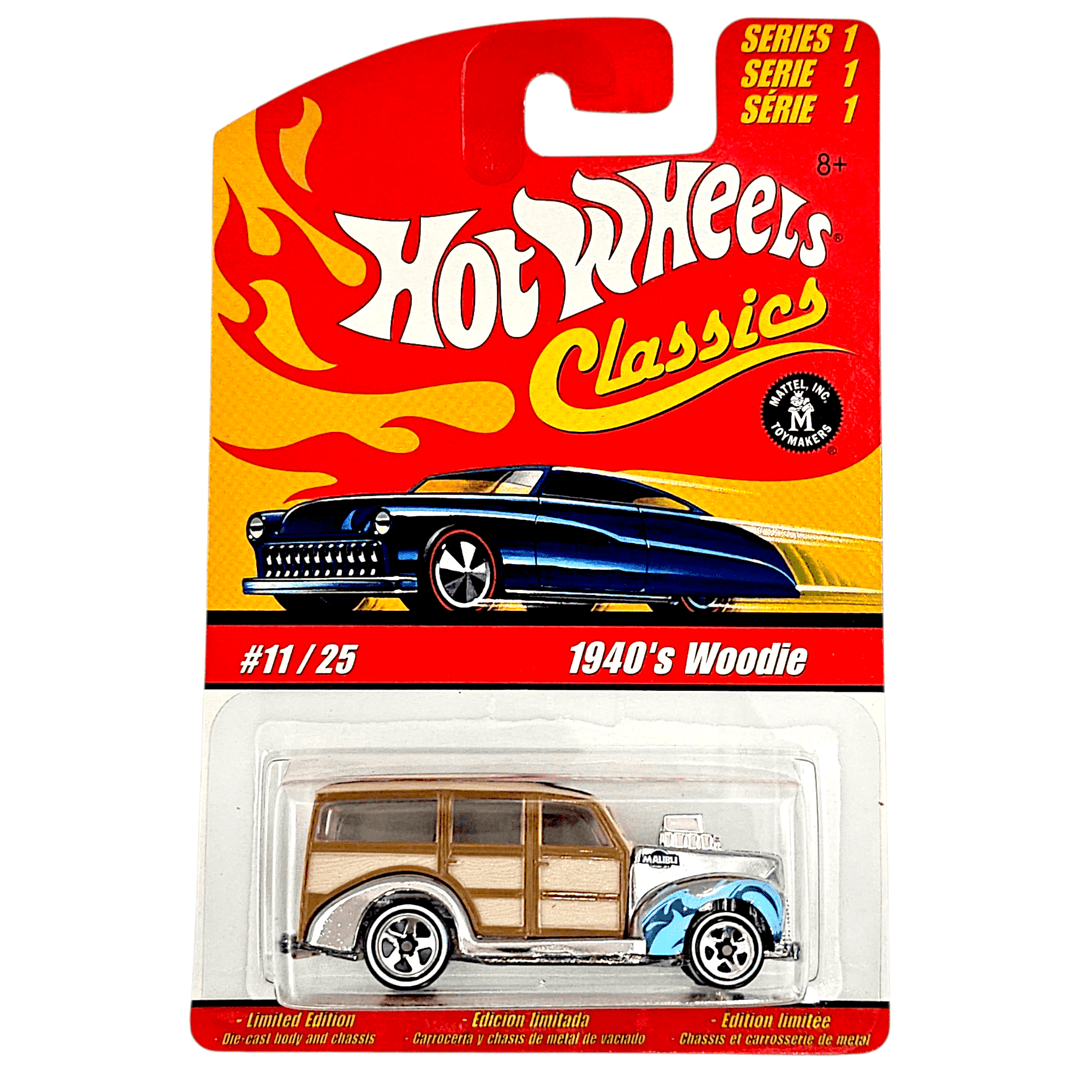 Hot Wheels - 1940's Woodie - 2005 Classics Series 1 - Top CollectiblesDiecastHot Wheels