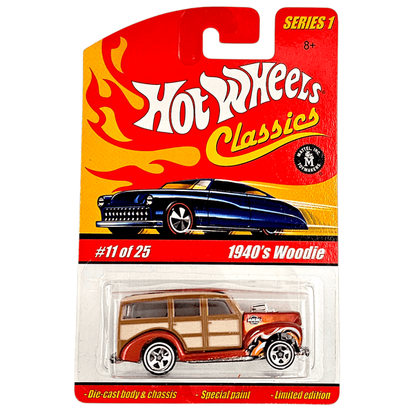 Hot Wheels - 1940's Woodie - 2005 Classics Series 1 - Top CollectiblesDiecastHot Wheels