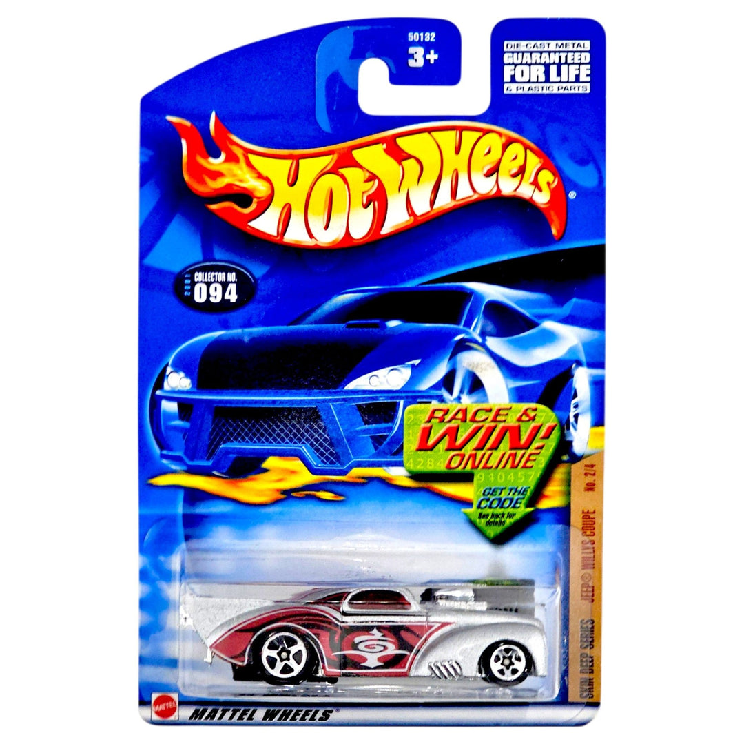 Hot Wheels - 1941 Willys Coupe - 2001 *Card Variation* - Top CollectiblesDiecastHot Wheels