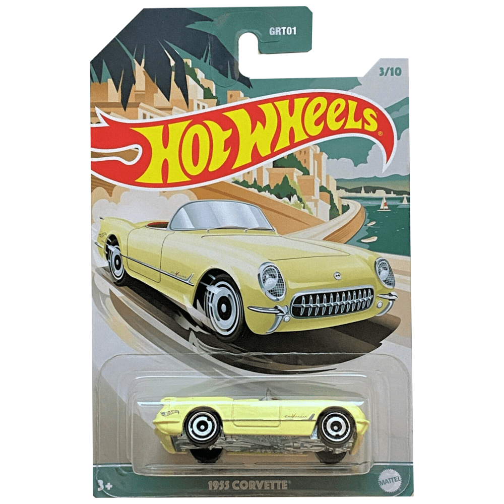 Hot Wheels - 1955 Corvette - 2021 Convertible Series - Top CollectiblesDiecastHot Wheels
