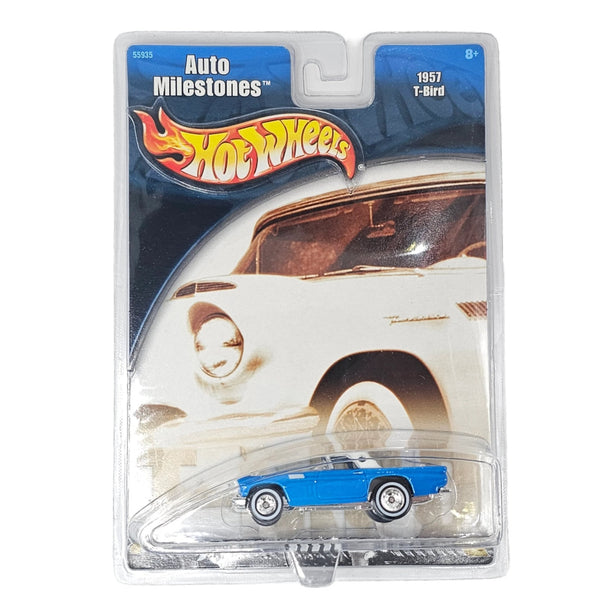 Hot Wheels - 1957 T - Bird - 2002 Auto Milestones Series - Top CollectiblesDiecastHot Wheels