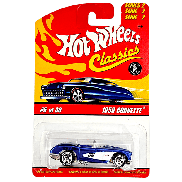 Hot Wheels - 1958 Corvette - 2006 Classics Series 2 - Top CollectiblesDiecastHot Wheels